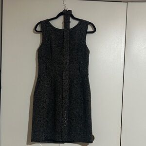 Banana Republic Charcoal Sleeveless Mini Dress